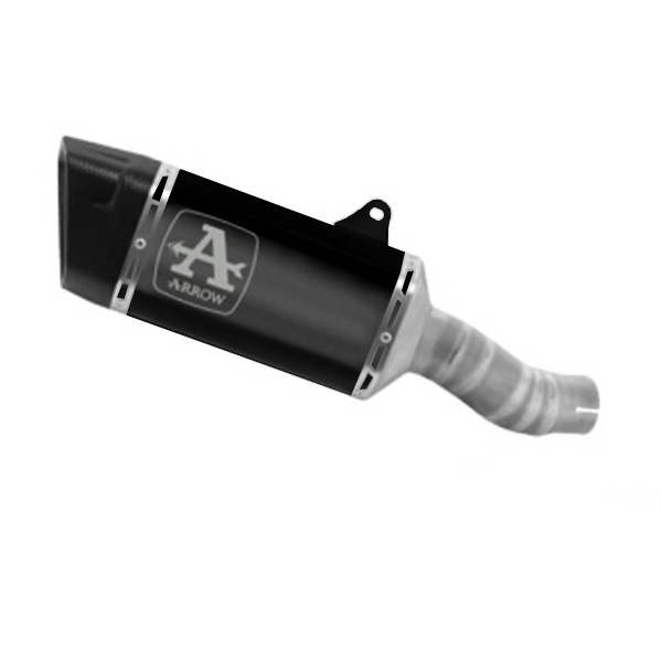 Terminale omologato Arrow Pista Alluminio Dark per KAWASAKI ZX-10R / ZX-10RR 2026