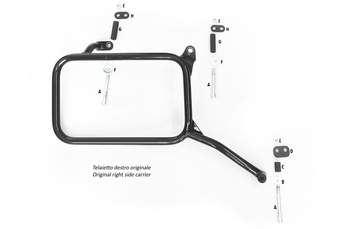 Kit Distanziali HP Corse per ROYAL ENFIELD HIMALAYAN 450 2024-2026