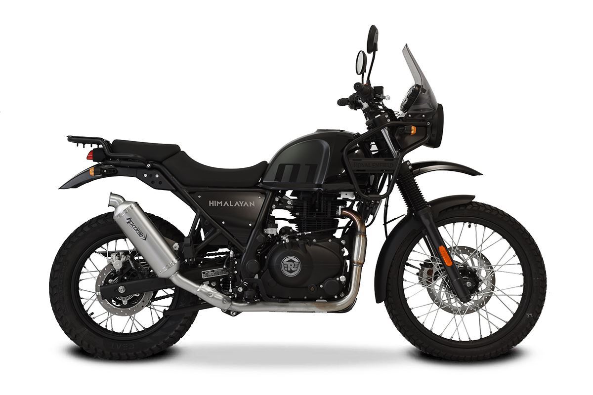 Silenziatore omologato HP Corse SP-1 Short Titanium per ROYAL ENFIELD HIMALAYAN 410 2017-2020