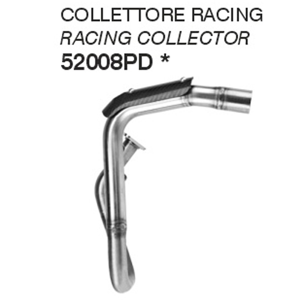 Collettori racing Arrow in Acciaio per YAMAHA WR 125 R 2026