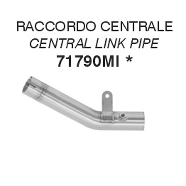 Raccordo Arrow per collettori originali in Acciaio per KAWASAKI ZX 6 R 636 2024-2026