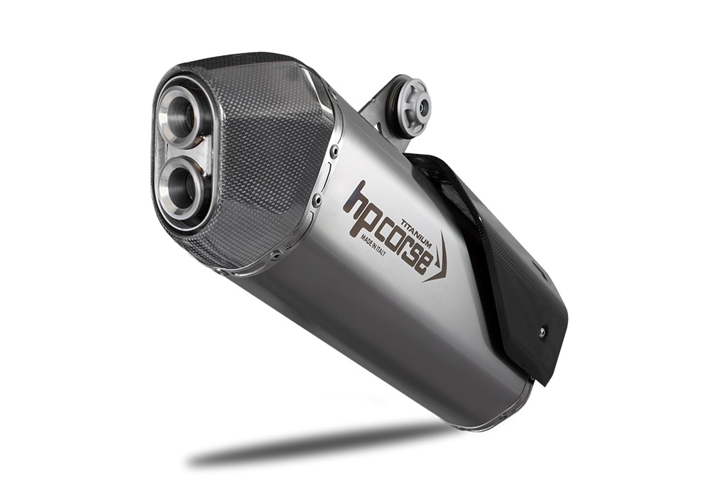 Silenziatore omologato HP Corse SPS Carbon Titanium per HONDA CRF 1000 L AFRICA TWIN 2016-2020