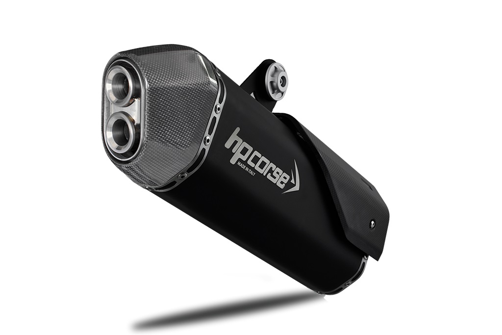 Silenziatore omologato HP Corse SPS Carbon Black per HONDA CRF 1000 L AFRICA TWIN 2016-2020