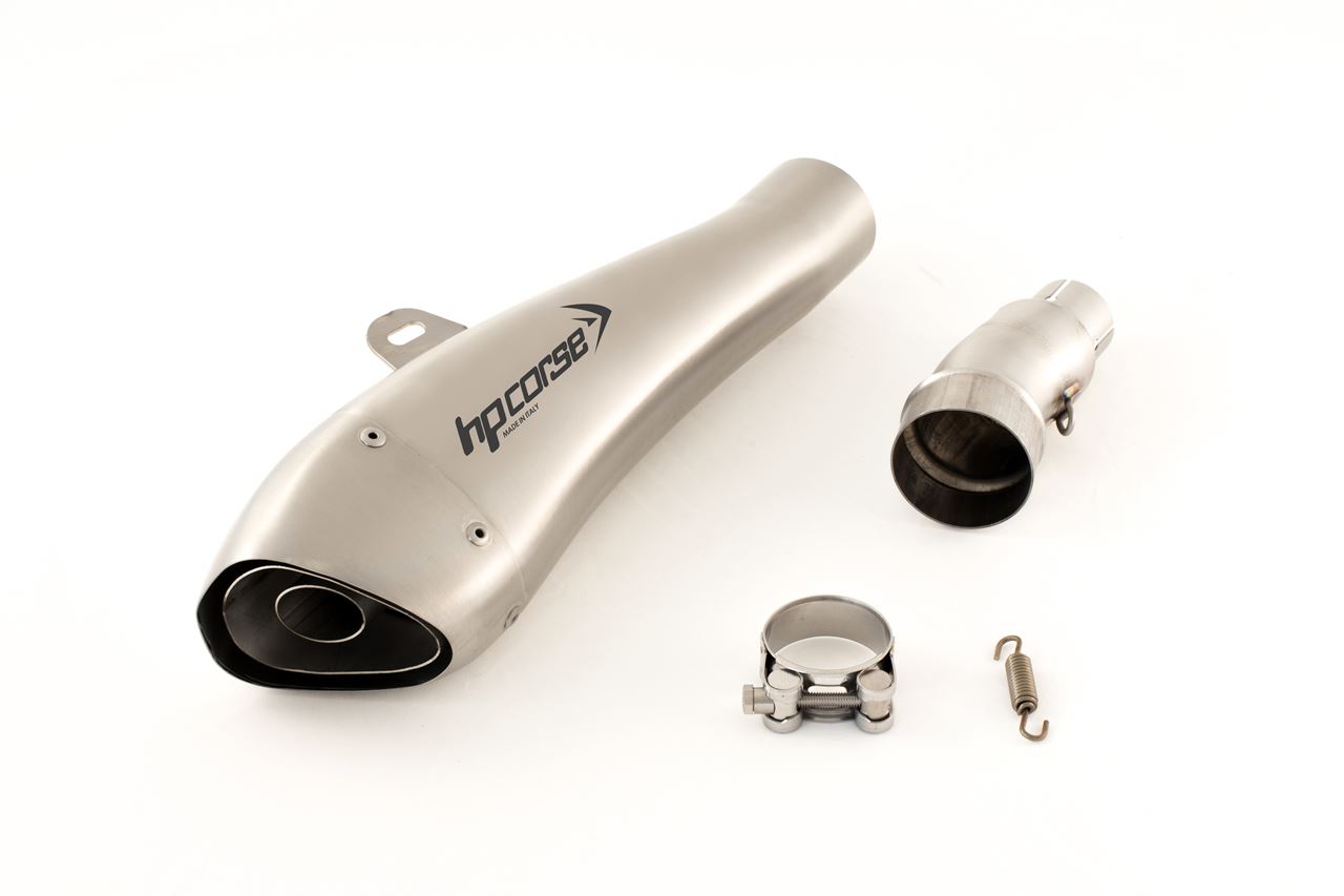 Silenziatore omologato HP Corse Hydroform Satin per HONDA NC 700 2011-2013
