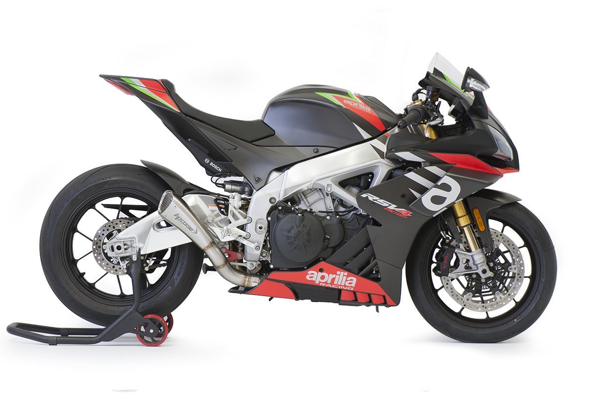 Silenziatore Racing Hydroform Short R Satin per APRILIA RSV4 2017-2020