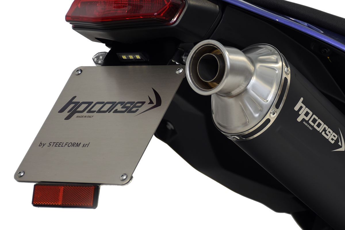 Portatarga HP Corse in Acciaio Inox per YAMAHA TENERE' 700 2019-2025