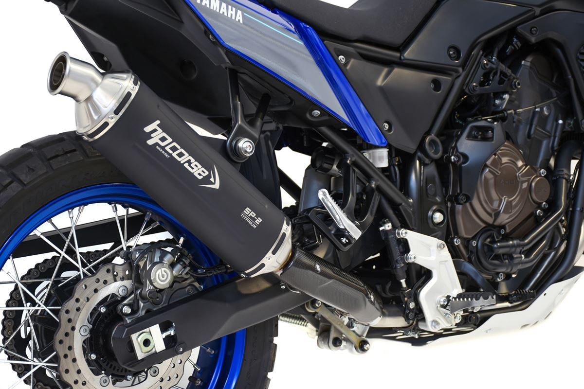 Silenziatore omologato SP-2 350 Black Titanium Passaggio Basso per YAMAHA TENERE' 700 2019-2025