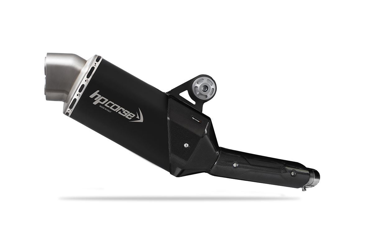 Silenziatore omologato 4-TRACK R Short Black per YAMAHA TENERE' 700 2019-2025