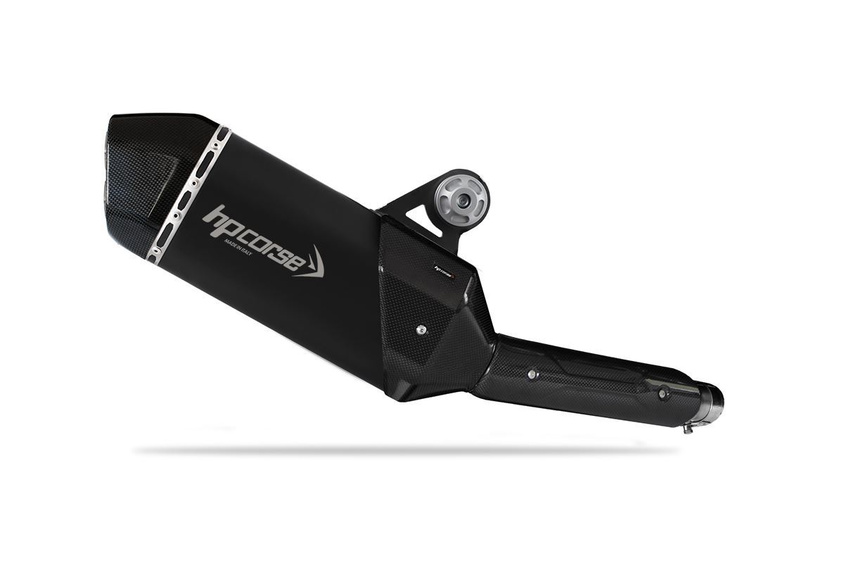 Silenziatore omologato SPS Carbon Short Black per YAMAHA TENERE' 700 2019-2025