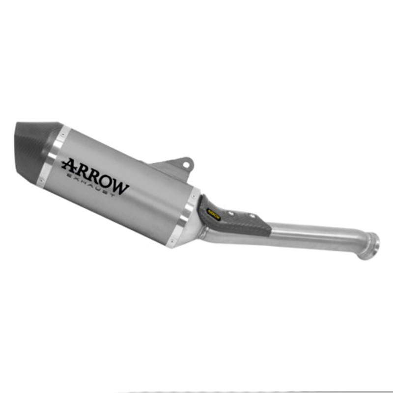 Terminale omologato Arrow Race Tech Titanio fondello carbonio per KTM 890 ADVENTURE /R 2025-2026