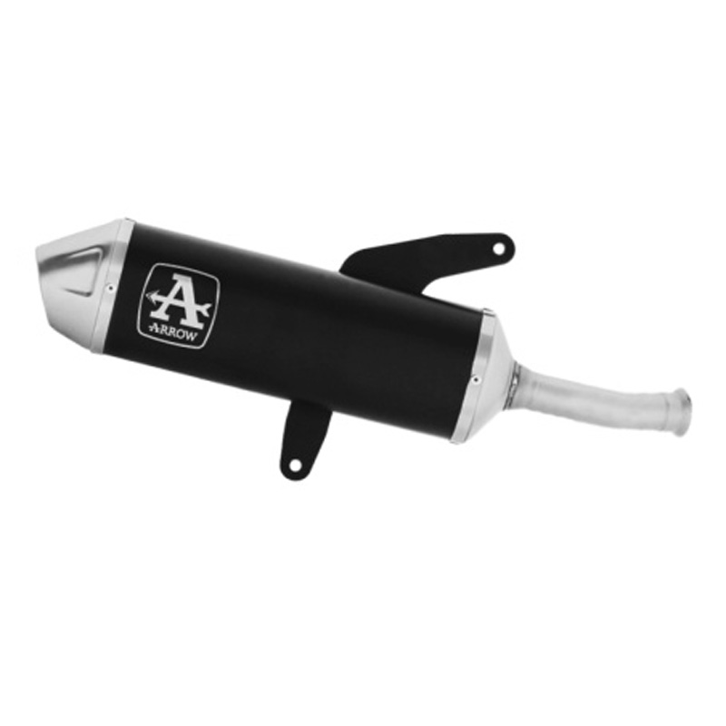Terminale omologato Arrow Urban Alluminio Dark fondello acciaio per ZONTES ZT368-G 2026