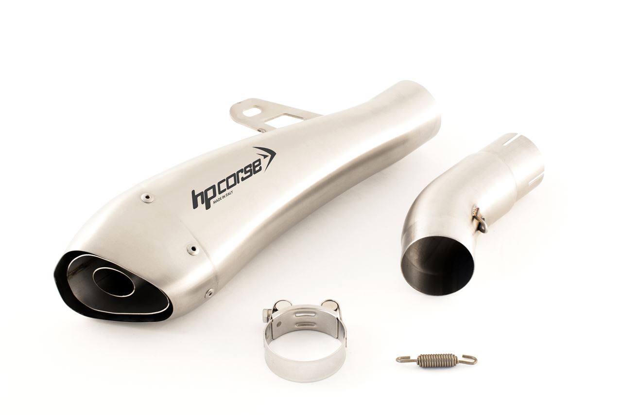 Silenziatore omologato HP Corse Hydroform Satin per YAMAHA FZ8 2010-2016