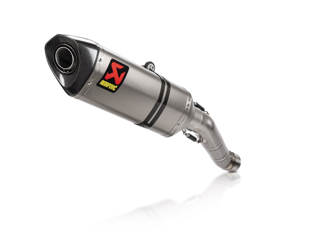 Silenziatore racing Titanio con fondello in carbonio Akrapovic per APRILIA RSV4 1100 2021-2026