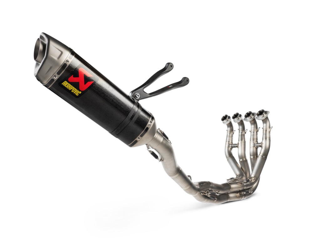 Scarico completo racing Acciaio Inox Akrapovic con silenziatore carbonio per KAWASAKI ZX-10 R 2026