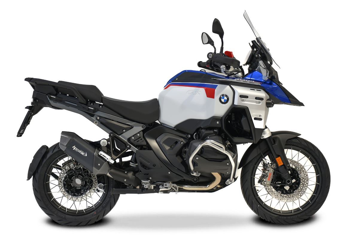 Silenziatore omologato HP Corse SPS Rally 270 Black Titanium per BMW R 1300 GS ADVENTURE 2024-2026