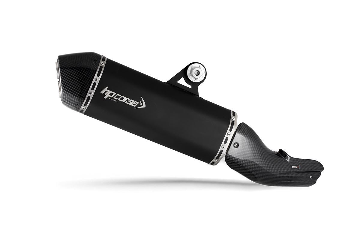 Silenziatore omologato HP Corse SPS Carbon Black per BMW R 1250 GS 2019-2023
