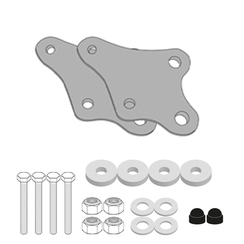 Kit specifico Kappa per montare il KNH1201 in assenza del paramotore basso per HONDA XL 750 TRANSALP 2023-2024