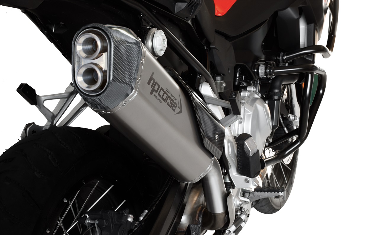 Silenziatore omologato HP Corse SPS Carbon Titanium per BMW F 750 GS 2018-2020