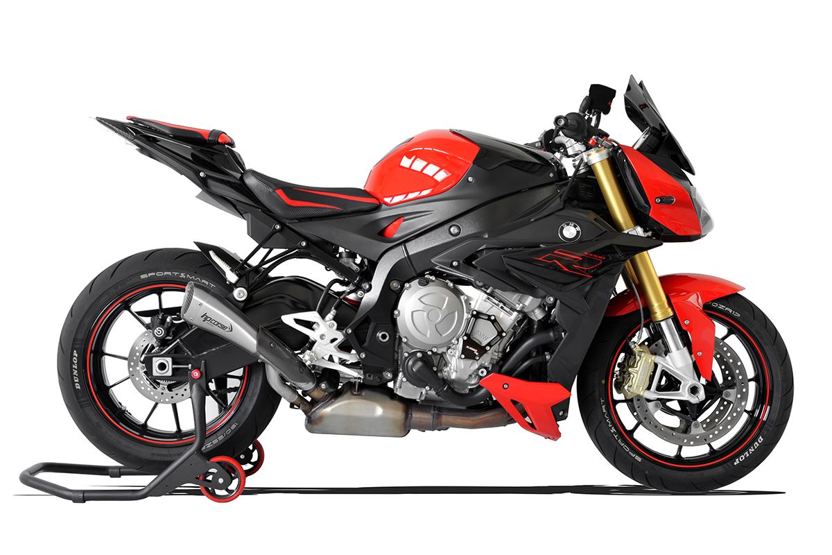 Silenziatore omologato HP Corse Hydroform Short R Satin per BMW S 1000 R 2017-2020