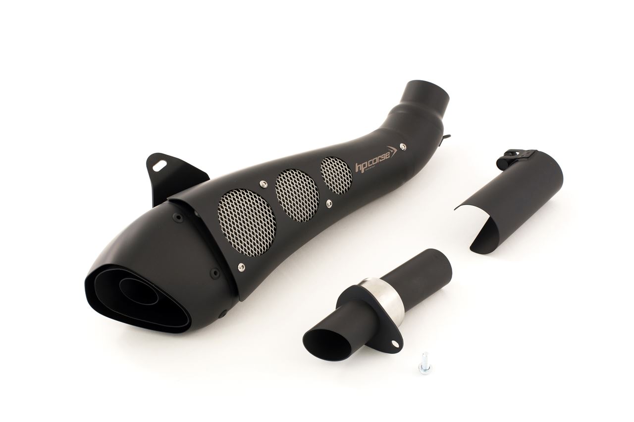 Silenziatore omologato HP Corse Hydroform Classic Black per DUCATI SCRAMBLER 800 2015-2020