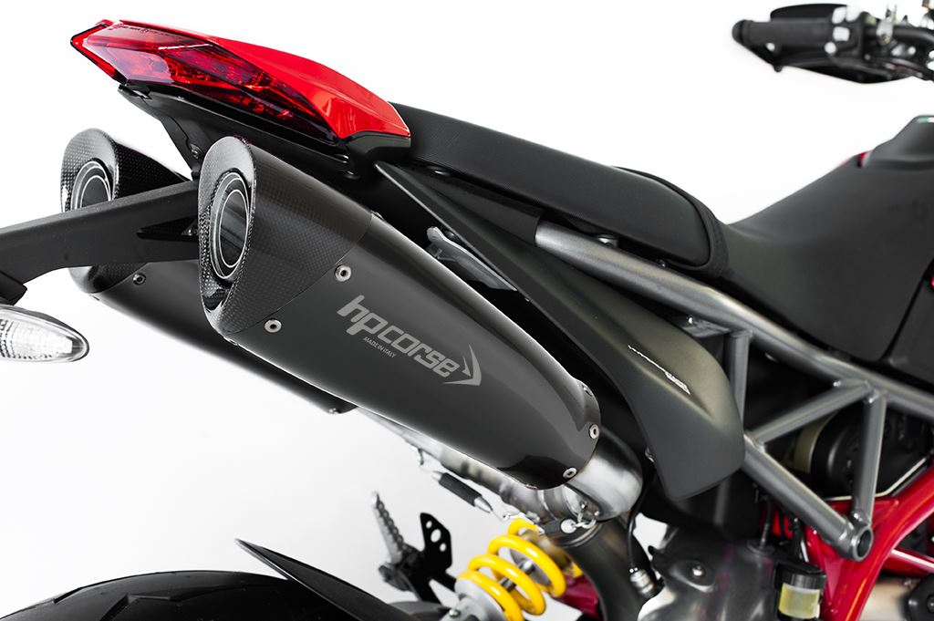 Silenziatore omologato HP Corse Evoxtreme 260 Black per DUCATI HYPERMOTARD 950 2019-2020