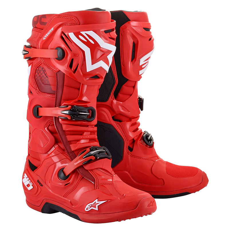 Stivali Alpinestars Tech 10 Supervented Rosso