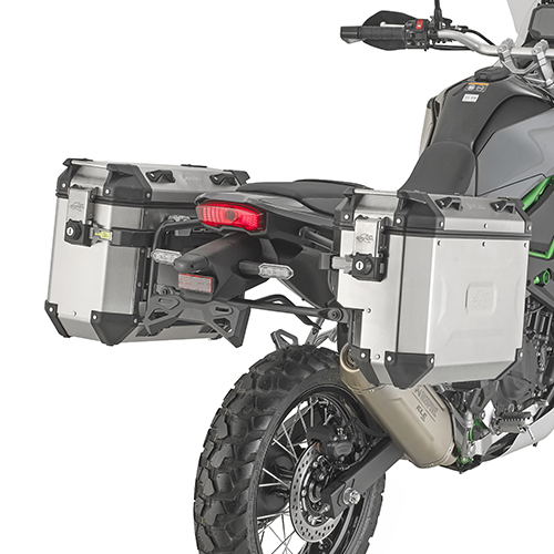 Portavaligie laterale Kappa specifico per valigie MONOKEY CAM-SIDE con lato destro scantonato per KAWASAKI KLE 500 2026