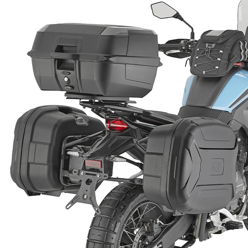 Portavaligie laterale specifico Kappa KL ONE-FIT configurato per valigie MONOKEY per MORBIDELLI T 502 X 2026