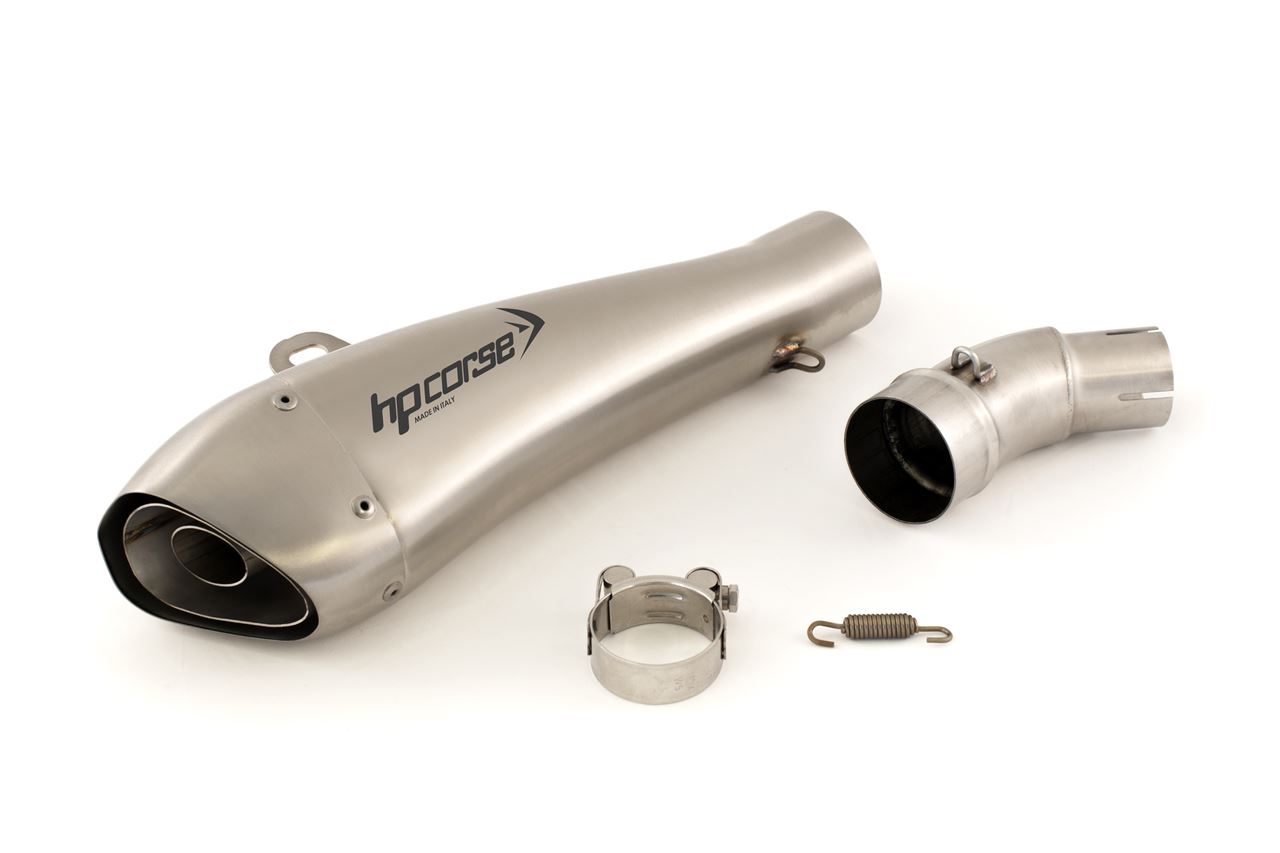 Silenziatore omologato HP Corse Hydroform Satin per SUZUKI GSR 750 2011-2016