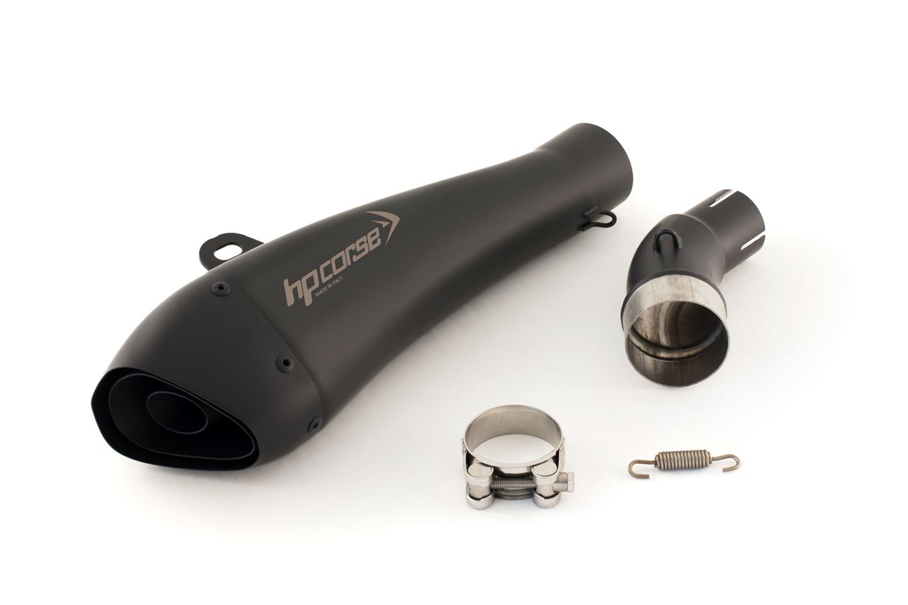Silenziatore omologato HP Corse Hydroform Black per SUZUKI GSR 750 2011-2016