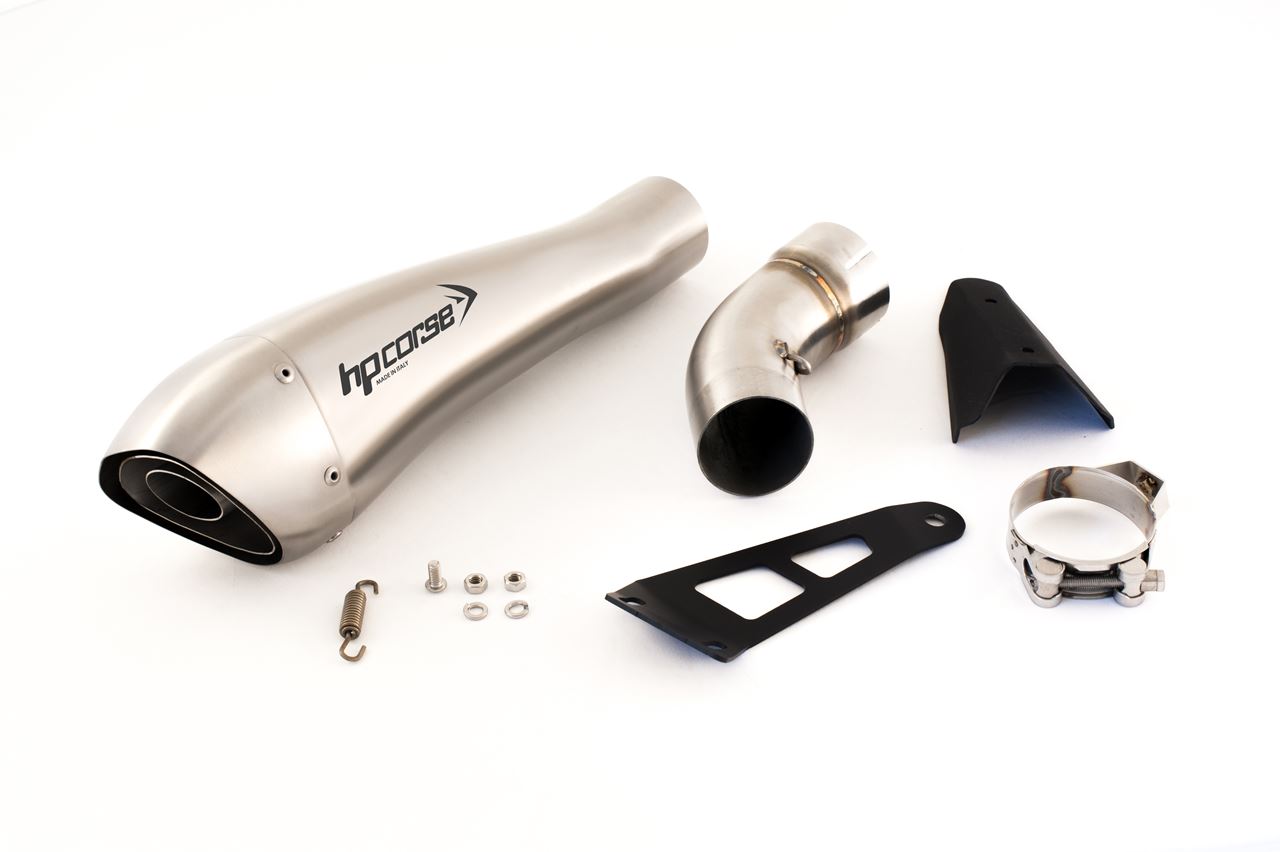 Silenziatore omologato HP Corse Hydroform Satin per KAWASAKI Z 900 2017-2019