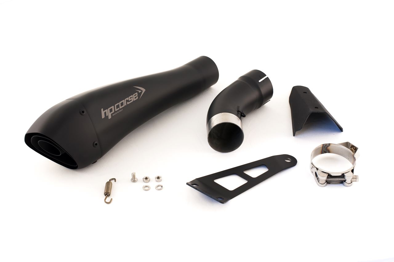 Silenziatore omologato HP Corse Hydroform Black per KAWASAKI Z 900 2017-2019