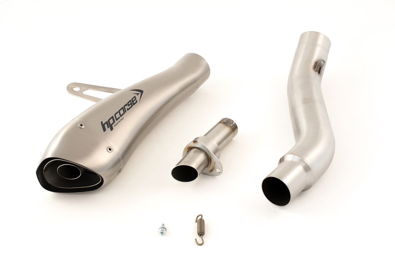 Silenziatore omologato HP Corse Hydroform Satin per KAWASAKI Z 800 2013-2015