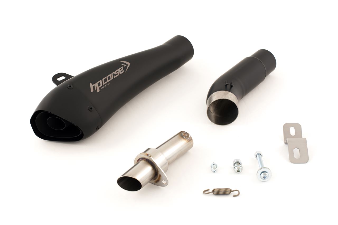 Silenziatore omologato HP Corse Hydroform Black per KAWASAKI Z 750 2007-2014