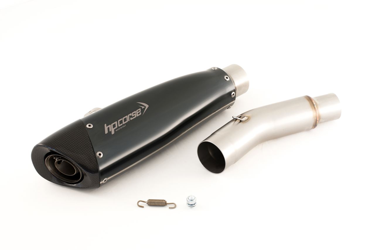 Silenziatore omologato HP Corse Evoxtreme 310 Black per KAWASAKI Z 750 2007-2014
