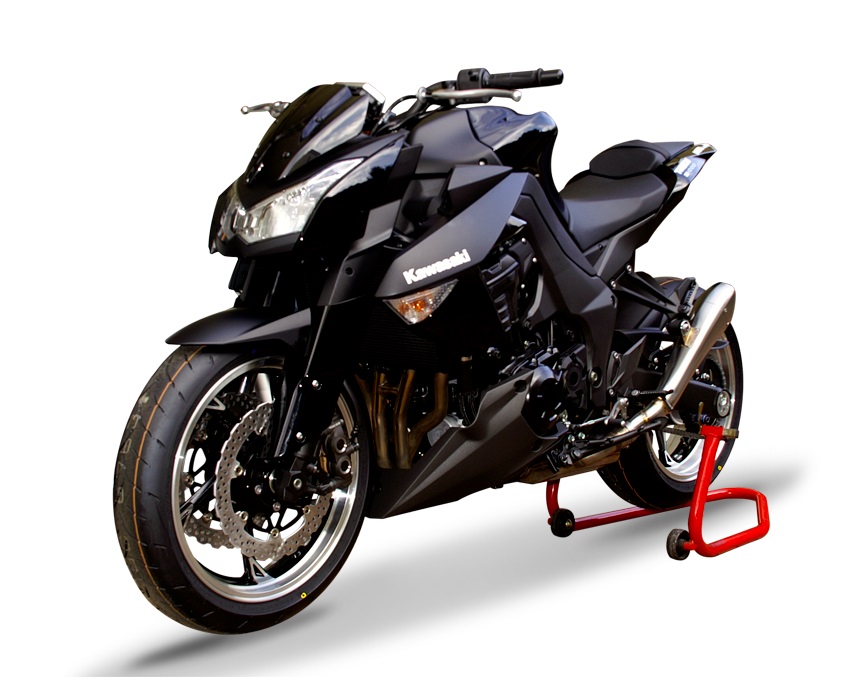 Silenziatore omologato HP Corse Hydroform Satin per KAWASAKI Z 1000 2010-2016