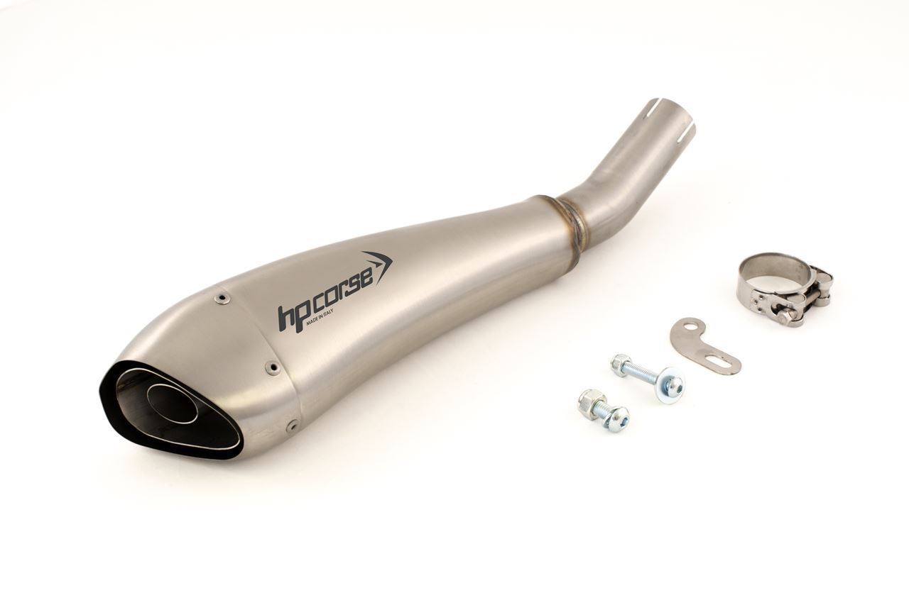 Silenziatore omologato HP Corse Hydroform Satin per KAWASAKI ER-6N 2005-2011