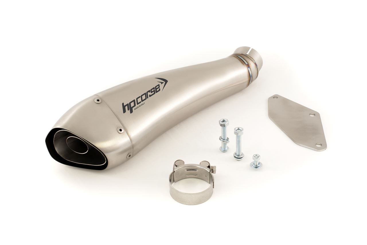 Silenziatore omologato HP Corse Hydroform Satin per KAWASAKI ZX 6R 636 2003-2004