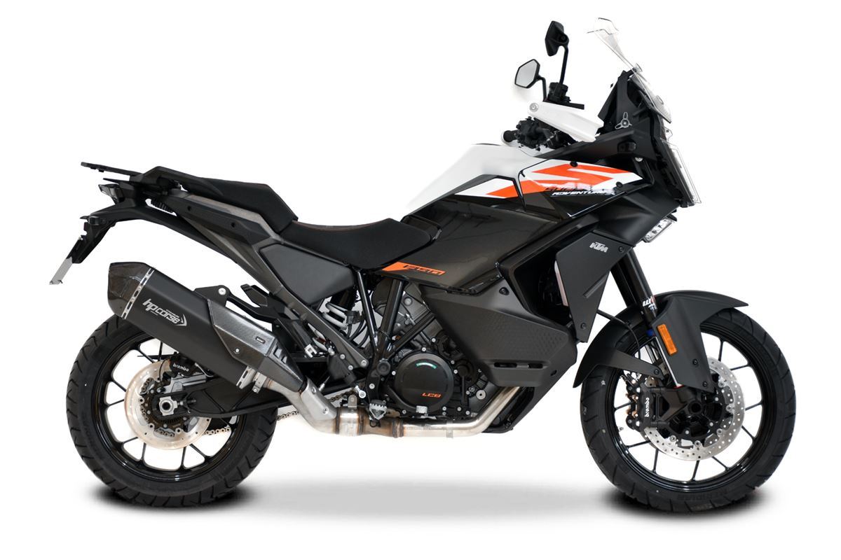 Silenziatore omologato HP Corse SPS Carbon RR Black Titanium per KTM 1390 SUPER ADVENTURE 2025-2026