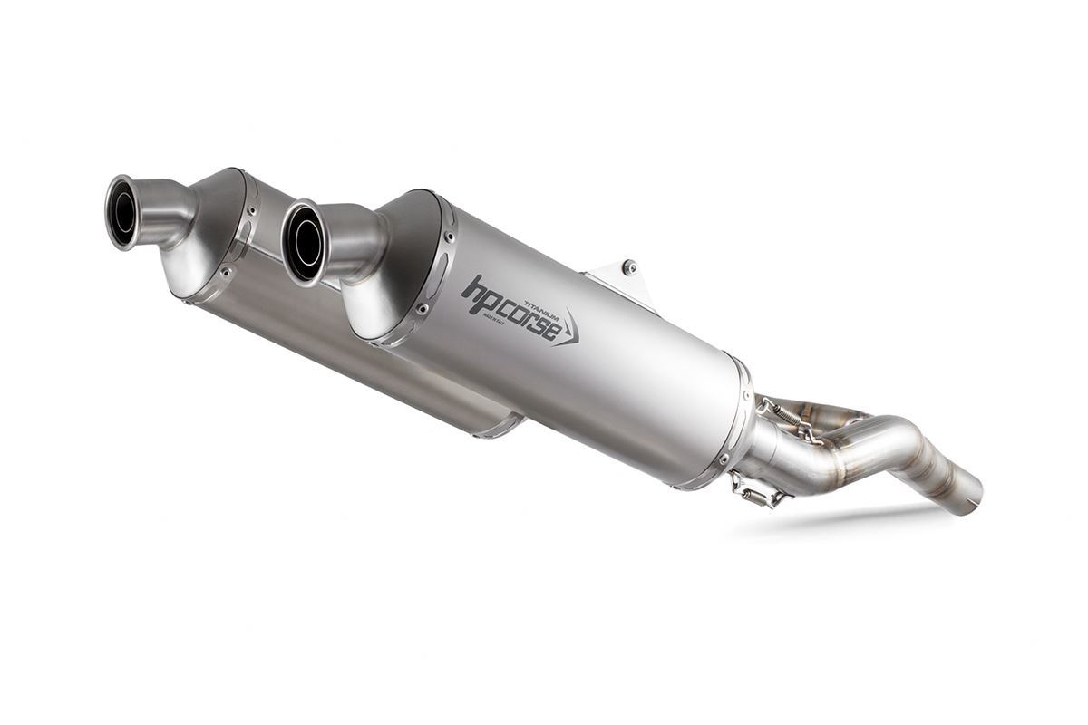 Coppia Silenziatori Racing HP Corse SP-1 350 Titanium per KTM 950 ADVENTURE 2003-2007