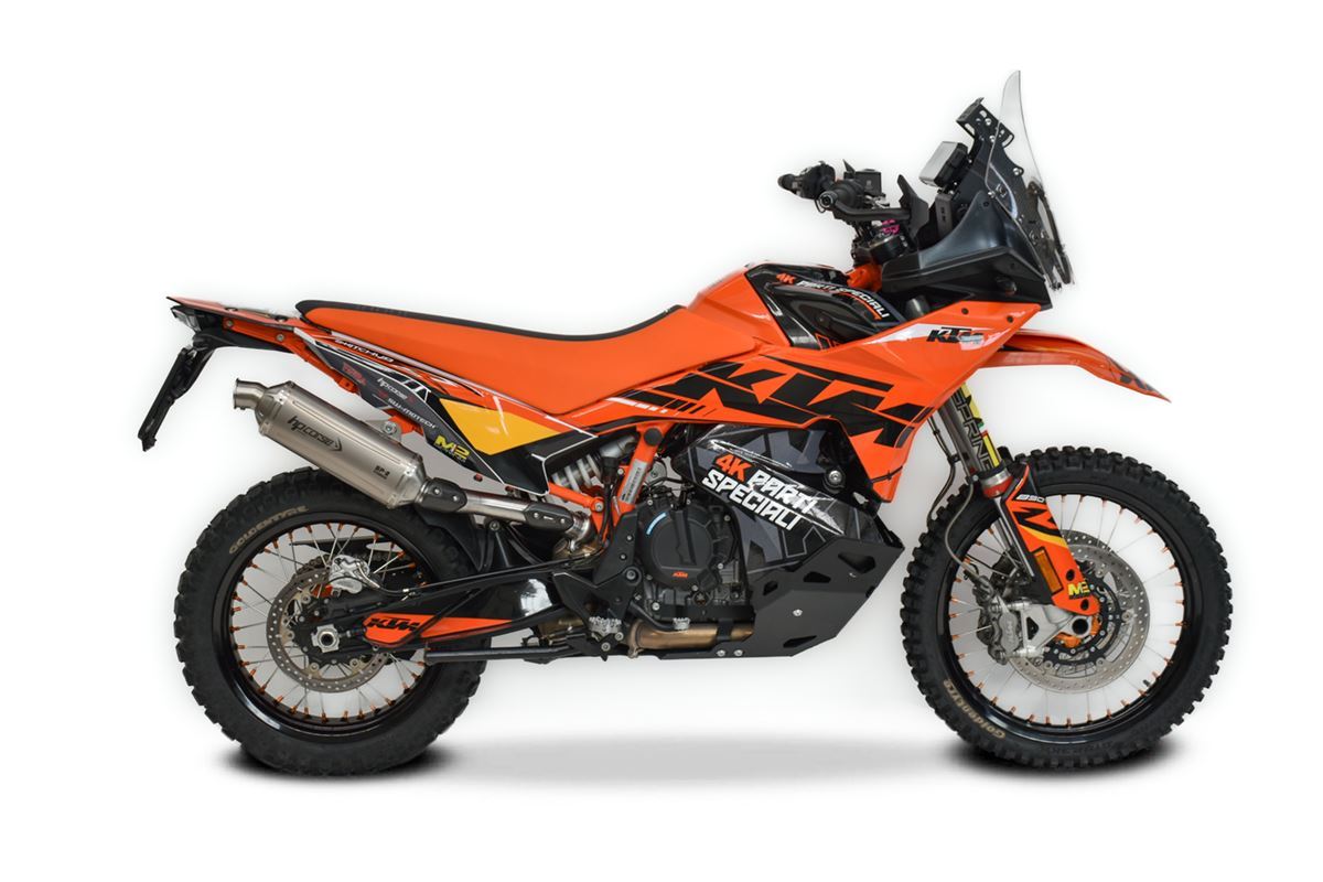 Silenziatore omologato HP Corse SP-2 Short Titanium per KTM 890 ADVENTURE R 2021-2026