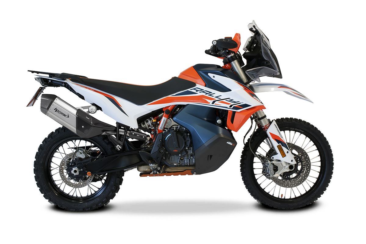 Silenziatore omologato HP Corse SPS Carbon Short Titanium per KTM 890 ADVENTURE R 2021-2026