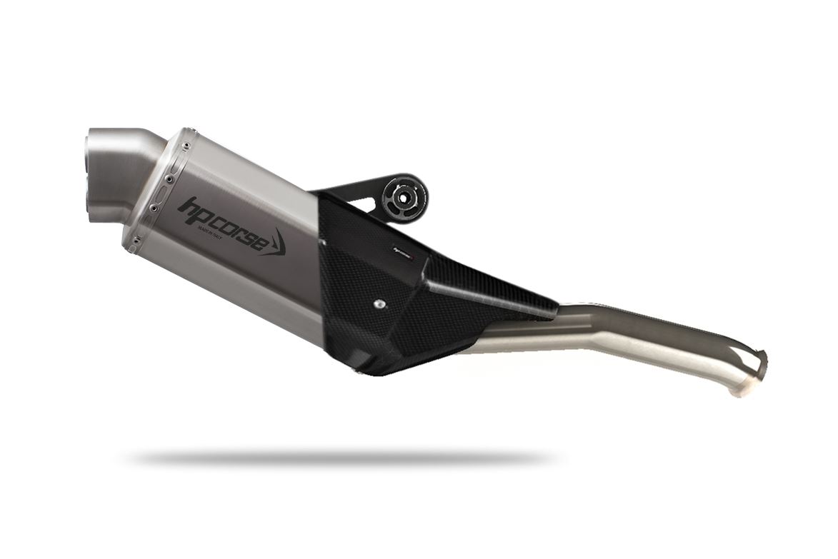 Silenziatore omologato HP Corse 4-TRACK R Short Titanium per KTM 790 ADVENTURE R RALLY 2019-2024