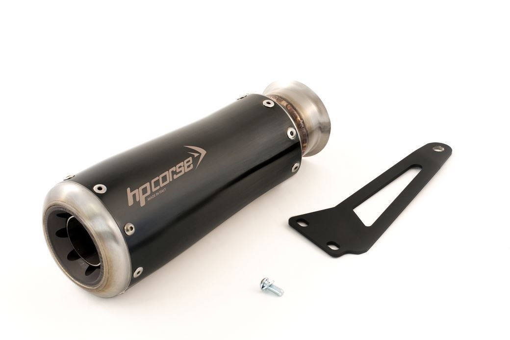 Silenziatore omologato HP Corse GP-07 Black per KTM 1290 SUPER DUKE R 2014-2016