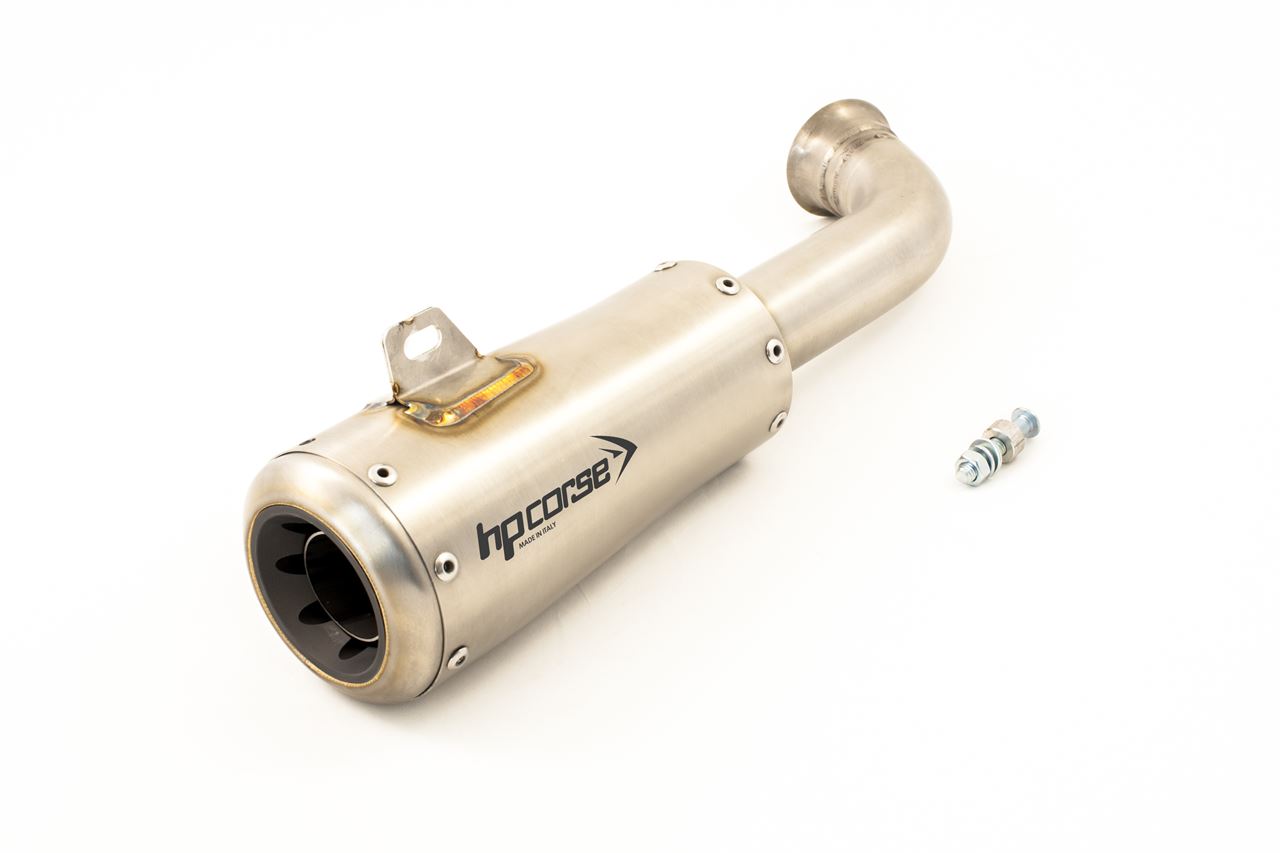 Silenziatore Racing HP Corse GP-07 Satin per KTM 390 DUKE 2017-2020