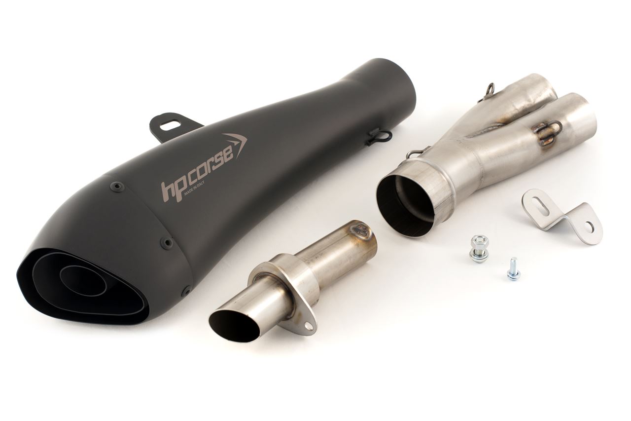 Silenziatore omologato HP Corse Hydroform Black per MV AGUSTA BRUTALE 750 2000-2006