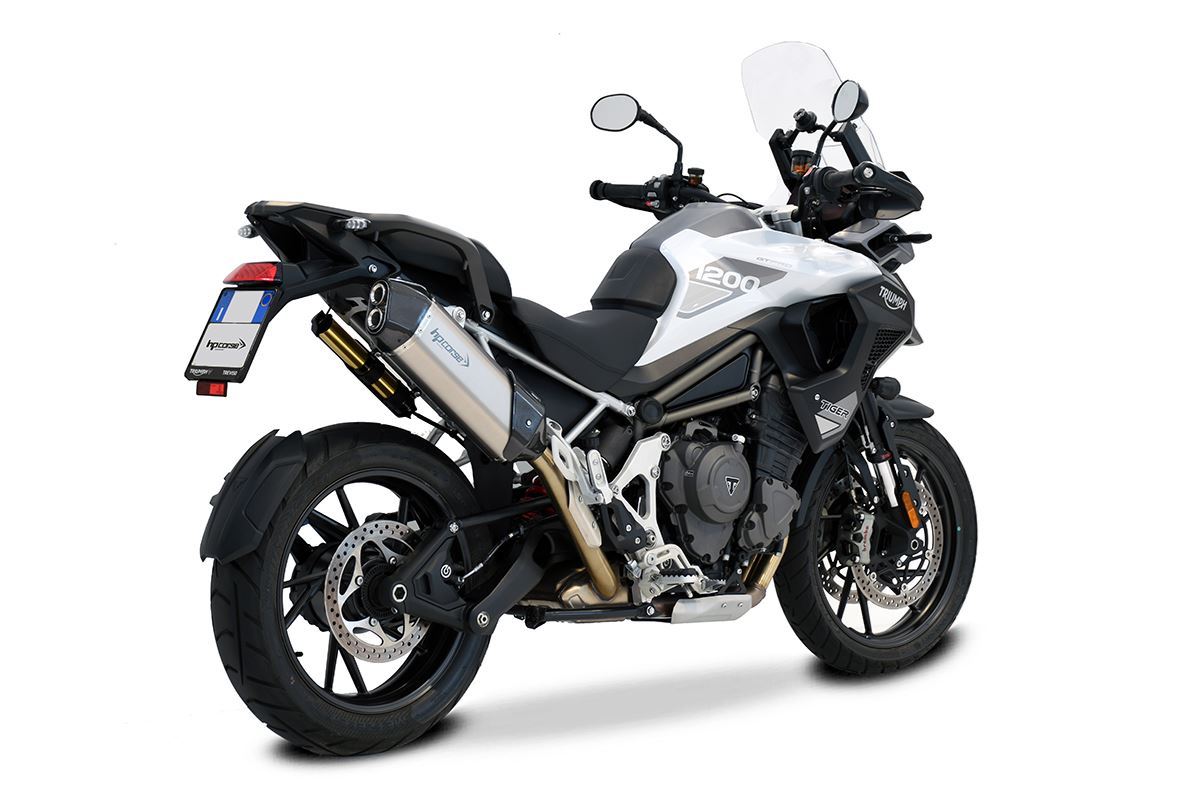 Silenziatore omologato HP Corse SPS Carbon 350 Titanium per TRIUMPH TIGER 1200 2022-2025