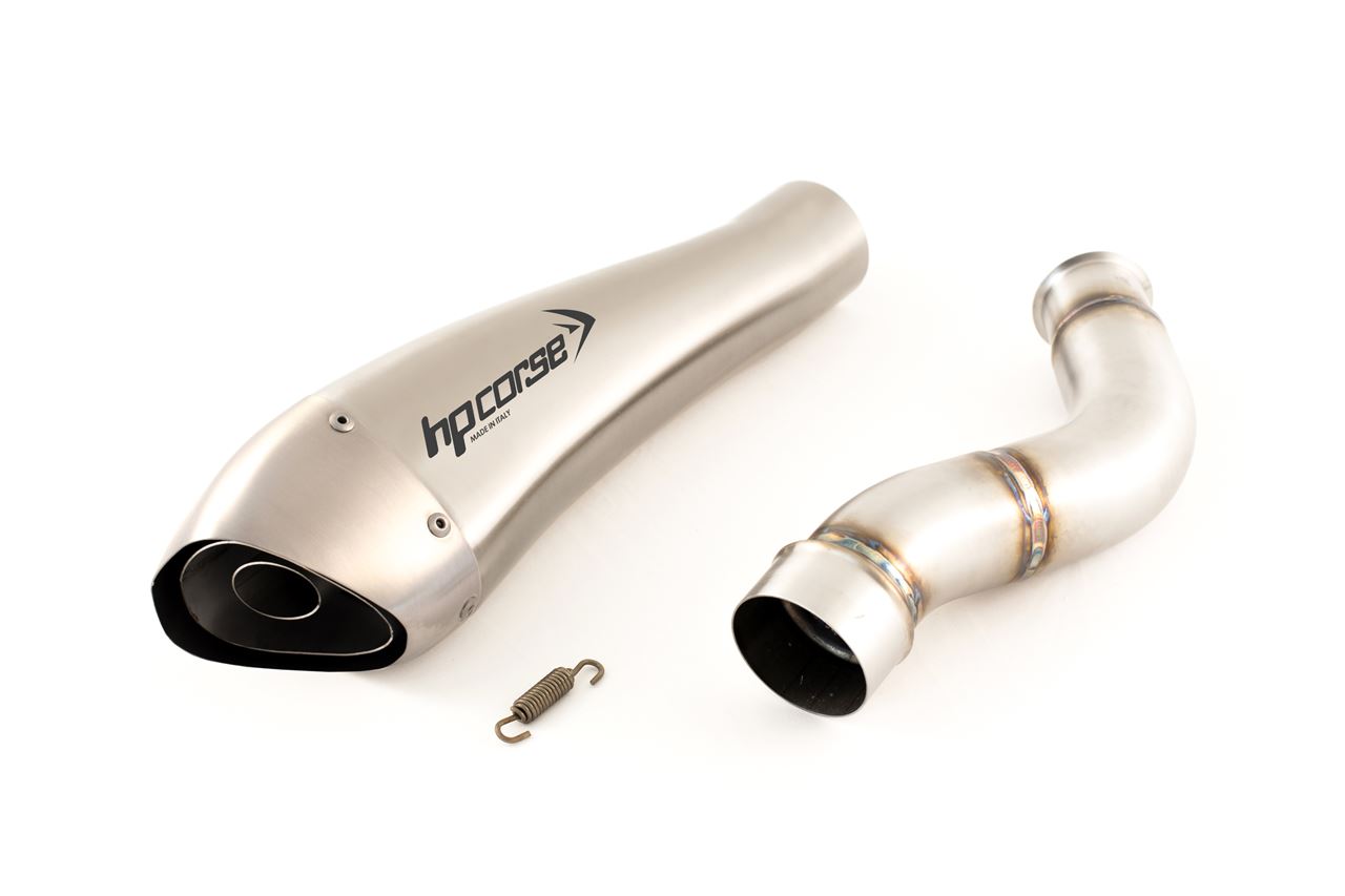 Silenziatore Racing HP Corse Hydroform Satin per TRIUMPH STREET TRIPLE 765 2017-2022