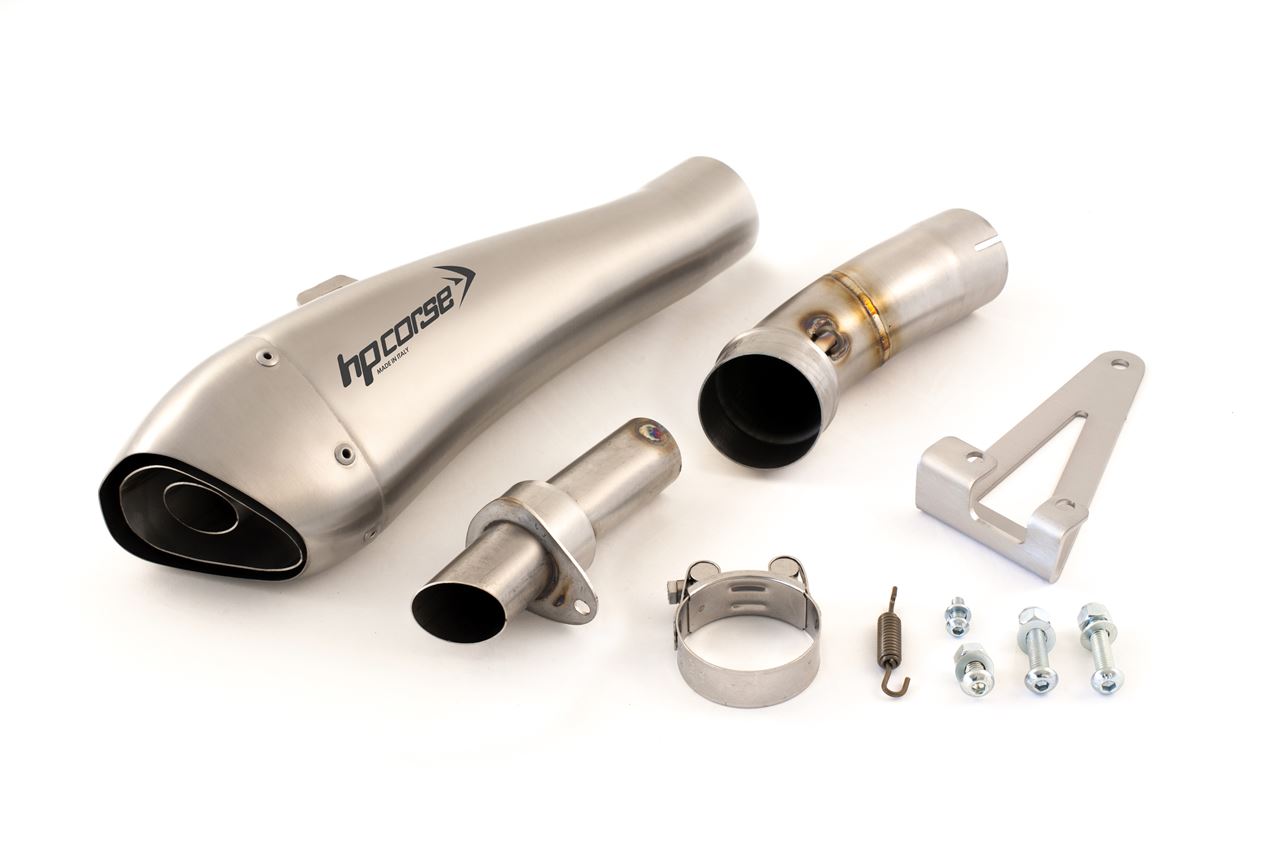 Silenziatore Racing HP Corse Hydroform Satin per TRIUMPH SPEED TRIPLE 1050 2016-2020