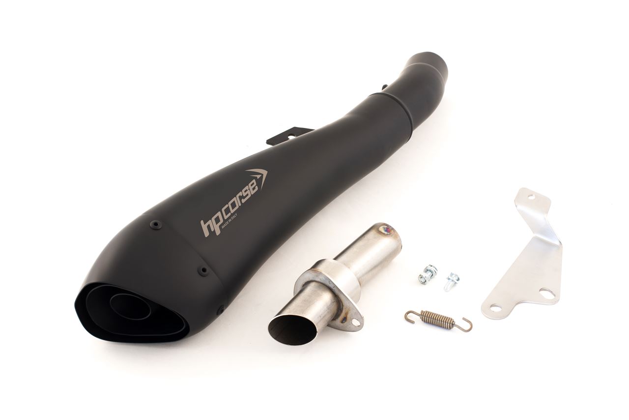 Silenziatore omologato HP Corse Hydroform Black per TRIUMPH SPEED TRIPLE 1050 2007-2010